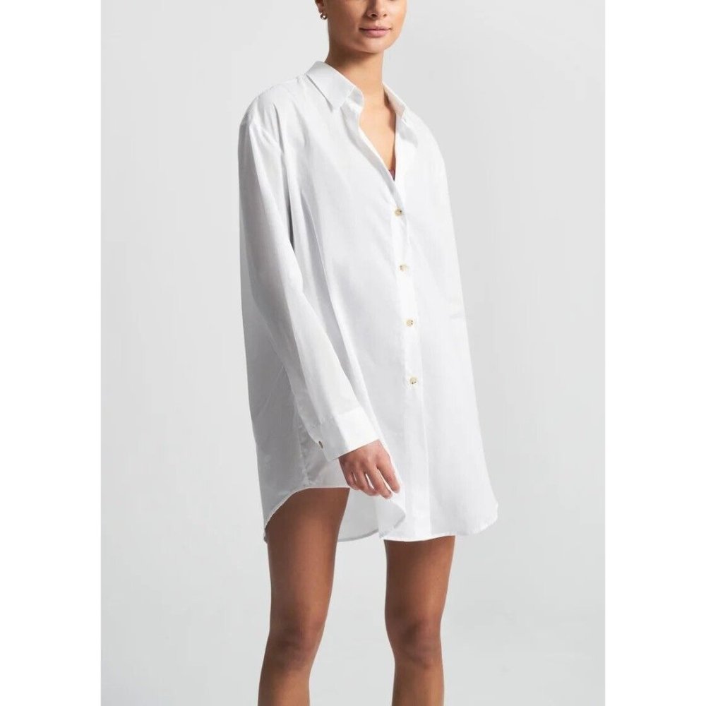 ASCENO The Formentera Shirt White Organic Linen